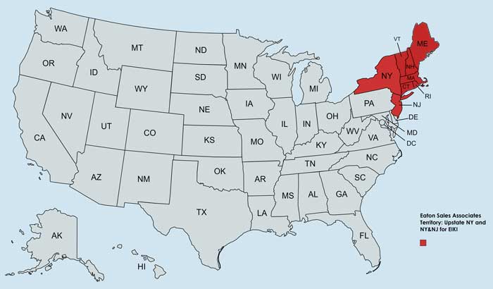 Eaton Sales Associates Map